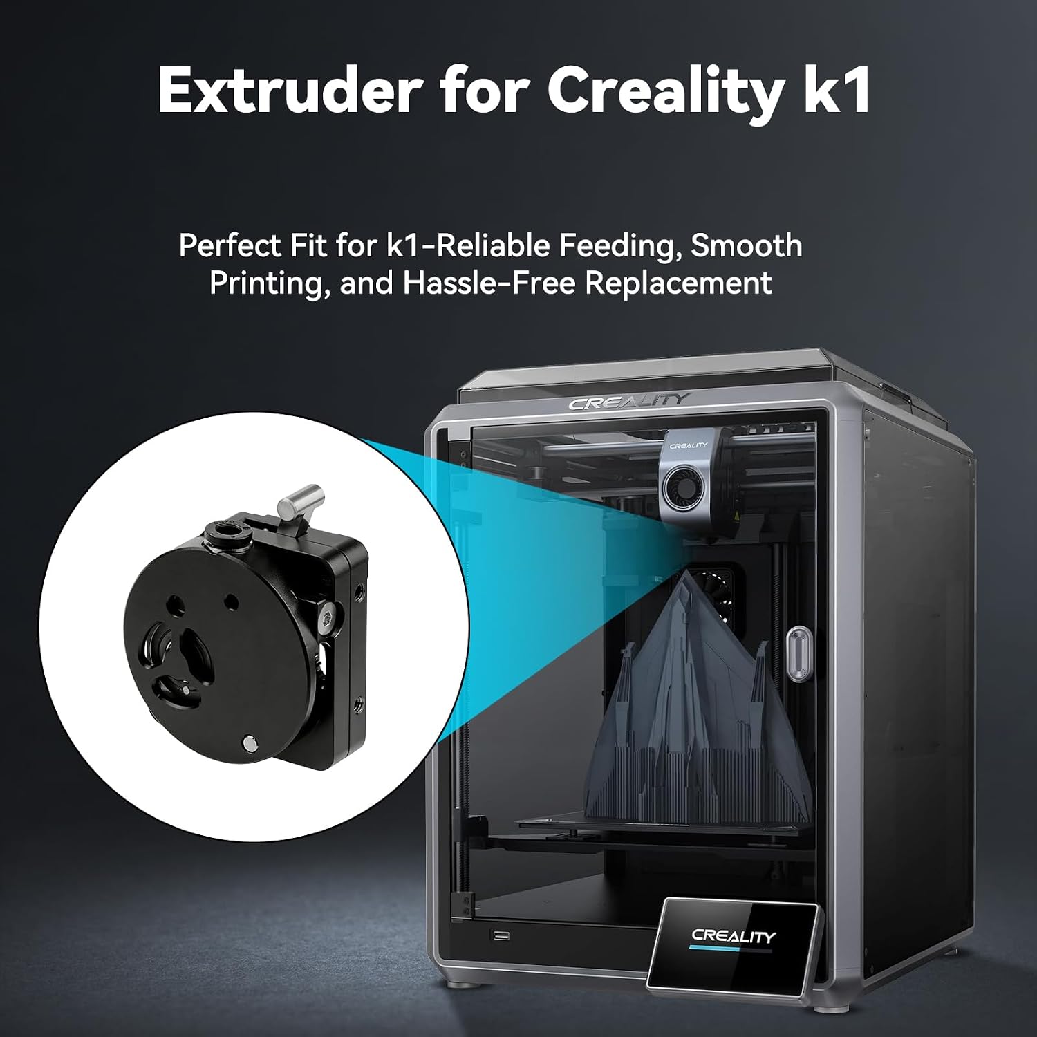 Extrudeur K1/K1 Max/K1C/K1 SE, - Direct Drive Dual Gear Extruder High Speed avis et prix