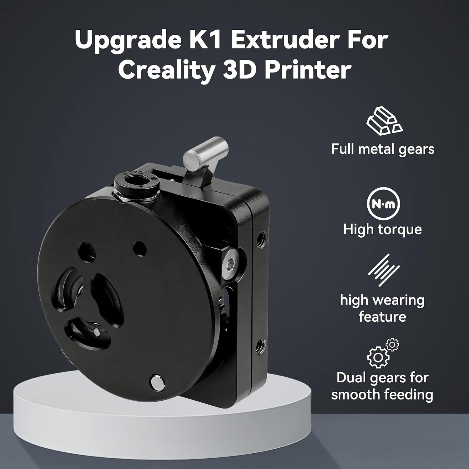 Kit d'extrusion K1 amélioré po - Direct Drive Dual Gear Extruder High Speed avis et prix
